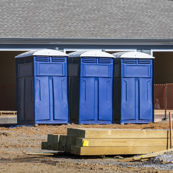 do you offer hand sanitizer dispensers inside the porta potties in Harrod OH